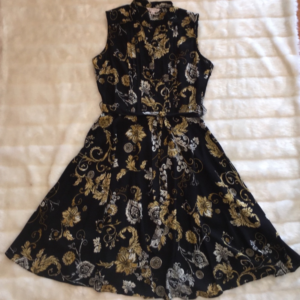 Nanette Lepore Chiffon Pintuck Sleeveless Dress - Picture 7 of 8